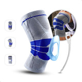 Joelheira Articulada Ortopedica Compressão Silicone Patelar