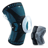 Joelheira Compressão Silicone Cabo De Aço Esportes Patela