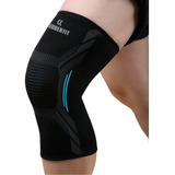 Joelheira De Compressão Premium Esporte Corrida Academia Cor Azul Tamanho Gg