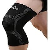 Joelheira De Compressão Profissional Armor Para Academia Crossfit Musculação Corrida Bike Volei Basquete Para Proteção E Recuperação Do Joelho G Preto