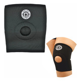 Joelheira De Neoprene Reforço Patelar Curta Preta Ortopédica