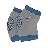 Joelheira Para Bebe Rosa Clingo Cinza Azul