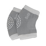 Joelheira Para Bebe Rosa Clingo Cinza Branco