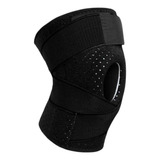 Joelheira Silicone 4 Hastes Unissex Preto Treinos Proteção
