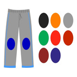 Joelheira Termo Colante Para Calça Infantil Kit 6 Pares