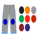 Joelheira Termocolante Para Calça Infantil Kit 8 Pares
