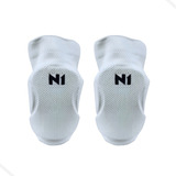 Joelheira Vôlei Par N1 Sport Knit 3d Profissional Cor Branco Tamanho M