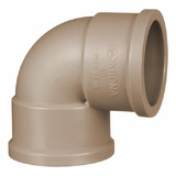 Joelho Cotovelo Pvc Soldável Cola 50mm 90 Graus 10 Unidades