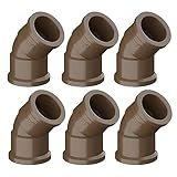 Joelho Cotovelo Soldável Kit 6 Uni 45 50mm 1 1 2 Tigre