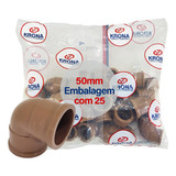 Joelho Cotovelo Soldável Krona 90 50mm 25 Peças