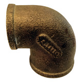 Joelho Reducao Metal Amarelo