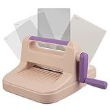 Joelver Maker Máquina De Corte E Vinco De Abertura De 6 Polegadas Kit De Máquina De Gravação Manual De Cor Roxa Para Iniciantes De Scrapbooking