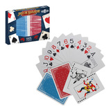 Jogo 02 Baralhos Poker Truco Profissional 100 Plástico 