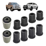 Jogo 10 Buchas Feixe Jumelo Mola Traseira Hilux 2005 A 2015