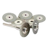 Jogo 10 Pc Discos Diamantado Micro Retifica De Corte 22mm