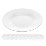 Jogo 10 Prato Sobremesa Melamina Plastico Resistente Duravel