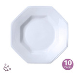 Jogo 10 Pratos Fundos