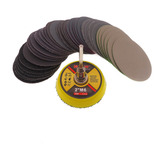 Jogo 100 Discos Lixas 50 Mm 80 7000 Grãos Kit Micro Retifica