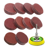 Jogo 101 Discos Lixas 50 Mm 60 A 2 Mil Grãos Micro Retifica