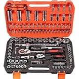 Jogo 108pc De Soquete 1 2 Aço Crv Profissional Novo