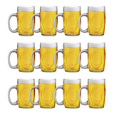 Jogo 12 Canecas Cerveja