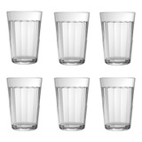 Jogo 12 Copo Americano Em Vidro Long Drink 300ml Nadir
