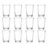 Jogo 12 Copos De Chopp Cerveja Bar Resistente 350ml Cor Transparente