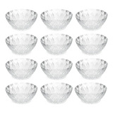 Jogo 12 Potes Para Sobremesa Bowls Tigelas De Vidro 350ml Ki
