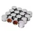 Jogo 16 Capa Parafuso Cromado Tipo Hexa 17mm Para Vectra