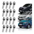 Jogo 16 Parafusos Cromado Roda Fiat Argo Mobi Cronos