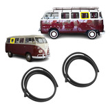 Jogo 2 Borrachas Janela Vidro Movel Kombi Antiga 1973 1974