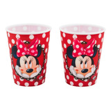 Jogo 2 Copos Plástico Minnie 400ml Disney