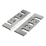 Jogo 2 Laminas Hss Faca Para Plaina 82mm