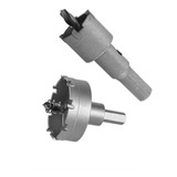 Jogo 2 Serra Copo Videa Aço Inox Outros Metais Kit 22mm 50mm