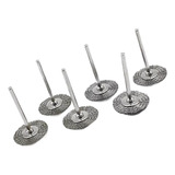 Jogo 20 Escovas Aço 25 Mm Kit Acessórios Lixa Micro Retifica