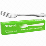 Jogo 24 Garfo De Mesa Inox Talher Continental Original
