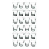 Jogo 24 Mini Copos Shot Tequila Cachaça Vidro 50ml Atacado Cor Branco