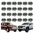 Jogo 24 Porcas Cromadas Ford Ranger Glx Vinhepar
