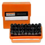 Jogo 27 Marcadores Punções Alfabeto Abcdário 8mm Starfer