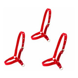 Jogo 3 Cabrestos De Fita Com Regulagem Ovelha Cabrito Oferta