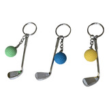 Jogo 3 Keychain Chaveiros Sir Nick Faldo Golf Club Golfe Cor Multicores
