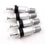 Jogo 4 Bicos Válvula Metal Sensor Pneu Tpms Roda Bico Pito