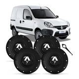 Jogo 4 Calota Centro Amarok Roda Ferro Renault Kangoo Aro 14