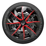 Jogo 4 Calota Esportiva Aro 13 Prime Renault Clio