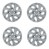 Jogo 4 Calota Gm Chevrolet Aro 15 Onix prisma Lt 14 16 195