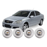 Jogo 4 Calota Tampa Centro Roda Gm Vectra Elegance Aro 16