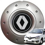 Jogo 4 Calota Tampa Roda Carlota Clio 1999 2016 Aro 14 Prata