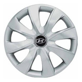 Jogo 4 Calotas Aro 14 Prime Prata Hyundai Hb20 Hb20s