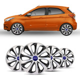 Jogo 4 Calotas Esportiva Aro 14 Velox Ford Ka Fiesta Sedan