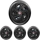 Jogo 4 Calotas Esportiva Nitro Preto Fosco Aro 14 FIA Novo Uno Vivace Way Argo Cronos Strada Mobi Punto Palio Siena Linea Grand Siena Idea